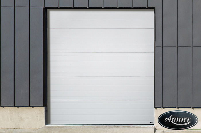 Classic raised-panel steel doors